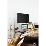 Yiğit Metal Mıknatıslı Pano Siyah Ofis/çalışma Odası İçin Mıknatıs Hediyeli Metal Magnet Hatıra Panosu 50x70cm 50 x 70 CM