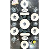 Yiğit Seramik Züccaciye Başak 23 Parça Kahvaltı Takımı 6 Kişilik Desenli Seramik Set