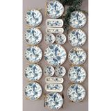 Yiğit Seramik Züccaciye Blue Kitchen Model 12 Kişilik 21 Parça Modern Kahvaltı - Brunch Takımı