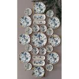 Yiğit Seramik Züccaciye Blue Kitchen Model 8 Kişilik 25 Parça Modern Kahvaltı - Brunch Takımı