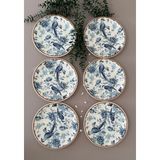 Yiğit Seramik Züccaciye Bluekitchen Model 6 Kişilik/parça Modern Pasta/servis Tabağı - 20 cm