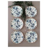 Yiğit Seramik Züccaciye Bluekitchen Model 6 Kişilik/Parça Modern Pasta/Servis Tabağı