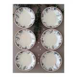 Yiğit Seramik Züccaciye Bluekitchen Model 6 Kişilik/Parça Modern Yemek Tabağı