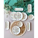Yiğit Seramik Züccaciye Serenat Model 4 Kişilik 10 Parça Modern Kahvaltı/brunch Takımı