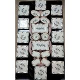 Yiğit Seramik Züccaciye Zeytin Dalı 12 Kişilik 24 Parça Desenli Kahvaltı Takımı