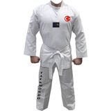 Yiğit Spor Kişiye Özel Isim Baskılı Taekwondo Elbisesi + Beyaz Kuşak & Tekvando Elbisesi & Taekwondo Dobok Çocuk ve Yetişkin - 110 cm