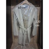 Yiğit Ticaret 15'li Askılı Elbise Kaban Mont Ceket Naylon Poşeti 60 x 120 cm Şeffaf Koruma Kılıfı