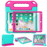 YIHE iPad 9.7 inç için Ekran Koruyuculu Çocuk Kılıfı, Darbeye Dayanıklı Kolu Dönüştürülebilir Stand Kılıf iPad 9.7 6./5. Nesil 2018/2017, iPad Air 2/1& iPad Pro 9.7, Cam Göbeği&Pembe