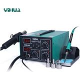 Yihua 852D+SE Sıcak Hava ve Havya Istasyonu 700W | Fırçasız Fanlı Profesyonel Rework Station - 1 Adet - Beyaz