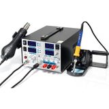 Yihua 853D+ 5A Dc Güç Kaynağı ile 30V 5A Sıcak Hava Lehimleme Yeniden Işleme Istasyonu