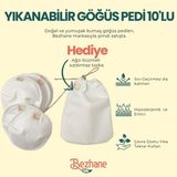 Yıkanabilir 10'lu Kumaş Göğüs Pedi