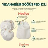 Yıkanabilir 12'li Kumaş Göğüs Pedi
