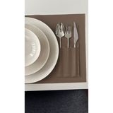 Yıkanabilir Amerikan Servis ve Çatal Bıçak Kaşık Kılıfı – Masa Düzenleyici Kılıf Seti | Sofra Sunumu Hediye Paketli - 30 x 45 cm