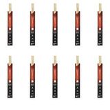 Yıkanabilir Bambu Kore Japon Çin Yemek Çubuğu Chopsticks - 23 Cm. - 10 Çiftlik 1 Paket Kahverengi