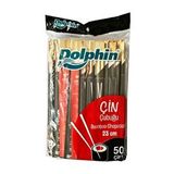 Yıkanabilir Bambu Kore Japon Çin Yemek Çubuğu Chopsticks - 23 Cm. - 50 Çiftlik 1 Paket Kahverengi