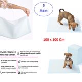 Yıkanabilir Köpek Çiş Pedi - 100 X 100 Cm 5li Paket