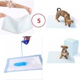 Yıkanabilir Köpek Çiş Pedi - 90 x 60 cm 5li Paket Midastech