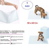 Yıkanabilir Köpek Çiş Pedi - 90 X 60 Cm 5li Paket