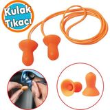 Yıkanabilir Kulak Tıkacı 26 Db Ipli Tıkaç Gürültü Ses Önleyici Yüzme Su Kaçma Kulak Koruyucu - 1 - 1 Adet