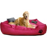 Yıkanabilir Ultra Soft Köpek Yatağı Large (Büyük Irklar Için) - Fuşya - 70 x 90 cm