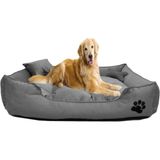 Yıkanabilir Ultra Soft Köpek Yatağı Large (Büyük Irklar Için) - Gri - 70 x 90 cm