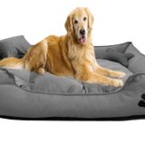 Yıkanabilir Ultra Soft Köpek Yatağı Large (Büyük Irklar İçin) (Gri)