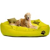 Yıkanabilir Ultra Soft Köpek Yatağı Large (Büyük Irklar Için) - Sarı - 70 x 90 cm