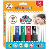 Yıkanabilir Yüz Boyası, 6lı