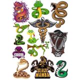 Yılan Cobra Sticker-1 15 Parça Telefon, Tablet, Defter, Laptop Sticker