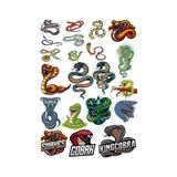 Yılan Cobra Sticker-2 17 Parça Telefon, Tablet, Defter, Laptop Sticker