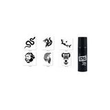 Yılan Katal Spray Tattoo Geçici Siyah Sprey Dövme Seti