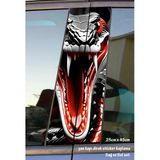 Yılan Oto Folyo Kaplama - Yan Kapı Sticker - 2Adet Set Tuning Modifiye Yapıştırma