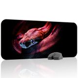 Yılan Oyuncu Gaming Mouse Pad Kauçuk Kaymaz Taban Mousepad (V5, 70x30 XL)