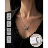 Yılan Ve Kanat Figürlü Gotik Kolye – Alternatif Stil Unisex Zincir Kolye
