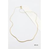 Yılan Zincir Kolye - 60cm - Altın