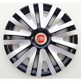 Yılap Jant 14'' Inç Fiat Jant Kapağı 4 Adet Çelik Jant Görünümlü Renkli - Kırılmaz Esnek - Kelepçe ve Amblem 4911G9FIAT