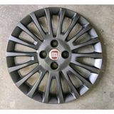 Yılap Jant Fiat Linea 15 Inc Füme Rengi Kırılmaz 4 Adet Jant Kapağı Arma ve Kelepçe Hediyeli 5110FÜMEFIAT