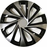 Yılap Jant Ford Fiesta 15"inç Kırılmaz 4 Adet 1 Takım Siyah Gri Renkli Jant Kapağı 5810ÇIFTFORD