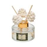 Yılbaşı 150 Ml Kozalak Seramik Taşlı Bambu Çubuklu Amber Wood Oda Kokusu Amber