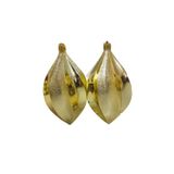 Yılbaşı Ağaç Süsü 2'li Set 15cm X 8cm Gold