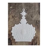 Yılbaşı Ağaç Süsü Esnek Aplik No:HS28 Ahşap, Mobilya Yenileme, Mobilya Süsleme 11x8cm