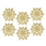 Yılbaşı Ağaç Süsü Gold Kar Tanesi 6’lı