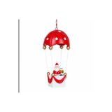 Yılbaşı Ağacı Süsü (13 cm) – Uçan Balonlu Noel Baba, Kardan Adam ve Geyik Figürlü Ağaç Süsü Seçenekleri 1 Adet, Noel Baba