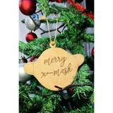 Yılbaşı Ağacı Süsü Maske Şekil Merry X-Mask