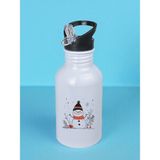 Yılbaşı Baskılı Matara Suluk 600 ml - Sporcu Suluğu, Büyük Suluk, Spor Matara, Sporcu Sulukları