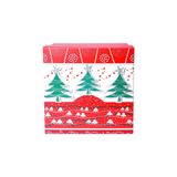 Yılbaşı Çam Ağacı Motifli Hediye Kutusu 8x6 cm