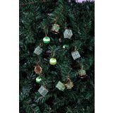 Yılbaşı Çam Ağacı Süsü 3Cm 13Lü Davul-Cici Top- Hediye Paketi