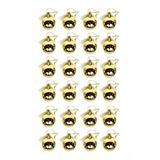 Yılbaşı Çam Ağacı Süsü Gold 4 Cm 24Lü Cici Top