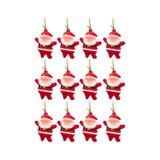 Yılbaşı Çam Ağacı Süsü Noel Baba 12'li