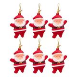 Yılbaşı Çam Ağacı Süsü, Noel Baba 6'Lı Set